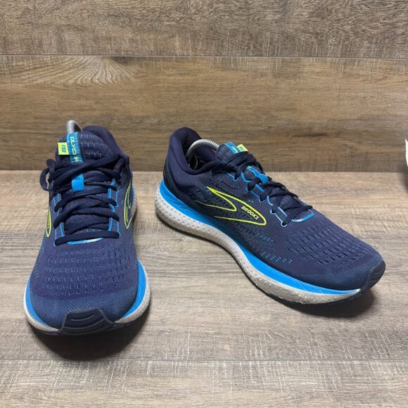 Brooks Glycern 19 Blue Athletic Shoes Men's Size 11 - Picture 3 of 8